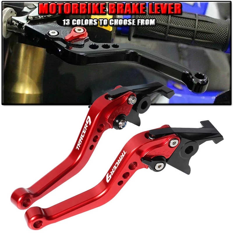

For Yamaha Tracer 9/Tracer 9 GT Motorcycle Short Brake Clutch Lever Aluminum CNC Adjustable Motorbike Brake Lever