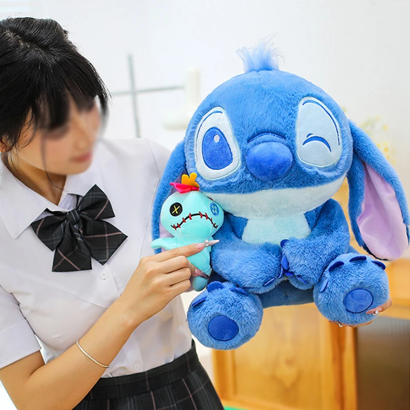 لعبة ديزني ستيتش القطيفة 30 سم، دمية كرتونية لطيفة، هدية عيد ميلاد الأطفال/عيد الميلاد، ديكور المنزل بجانب السرير/زينة الأريكة #4