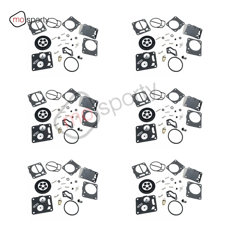 6SET/3SET/1SET Carburetor Repair Kit Needle Seat  for Polaris Mikuni SL650 SL750 SL780 SLT750 SLT780 SLX GP1200 XL1200 XLT1200