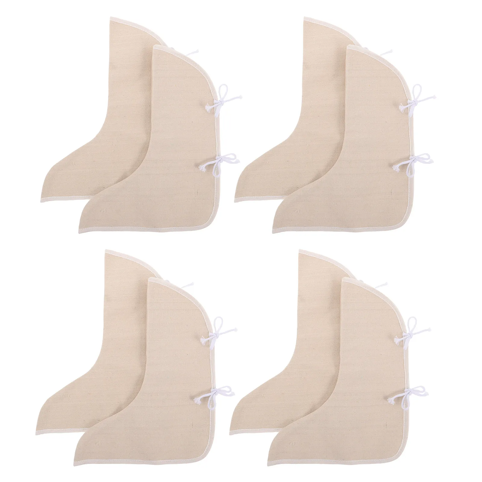 4Pairs Welding Boot Covers Heavy Duty Fire Resistant Insulated Shoe Protectors Full Coverage Welder Foot Protection Safety