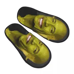 Dwayne The Shrek Comfy Scuff Memory Foam Slippers Women American Actor Johnson Spa House Shoes