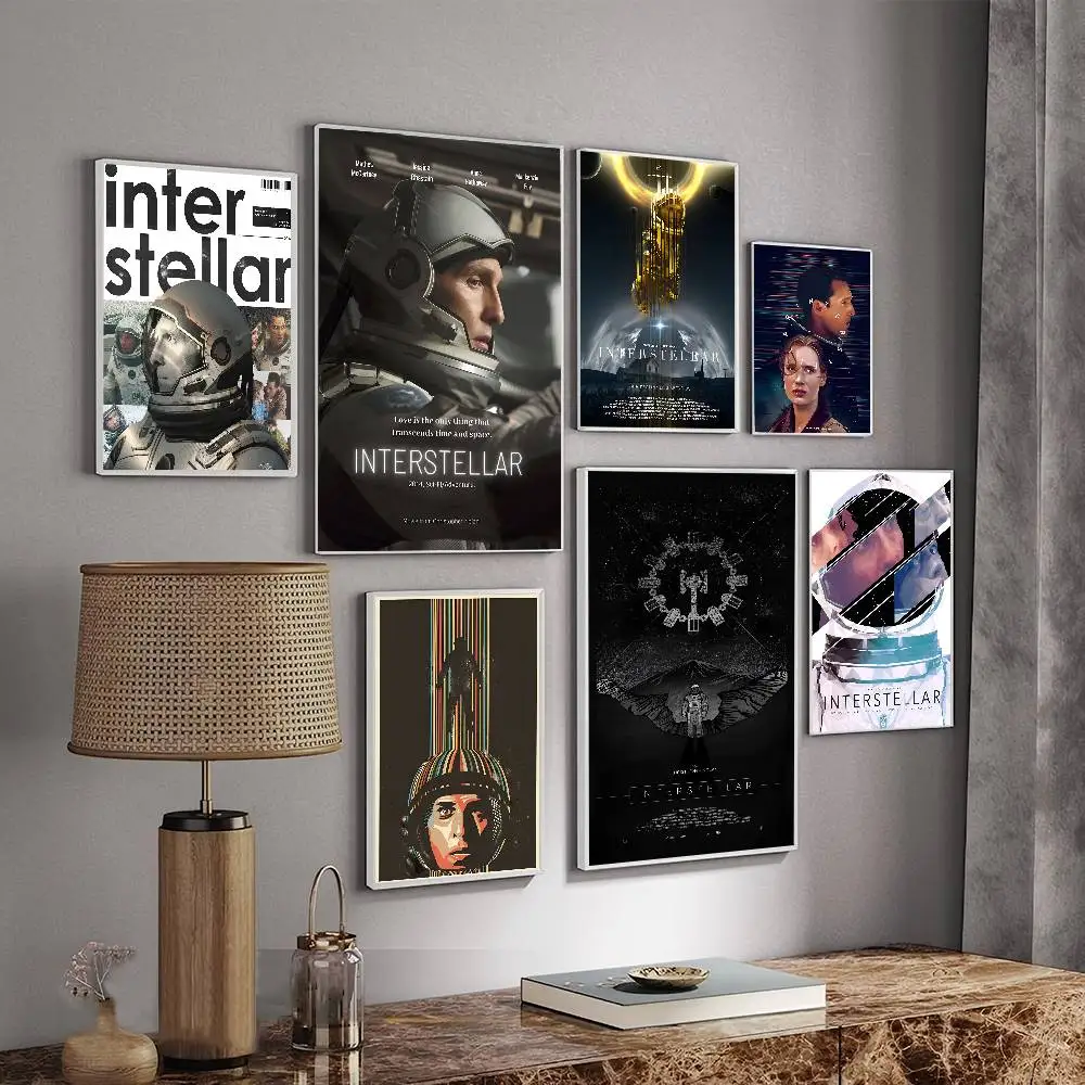 بين النجوم الكلاسيكية الخيال العلمي فيلم DIY لزجة المشارك خمر غرفة بار مقهى ديكور ديكور المنزل #3