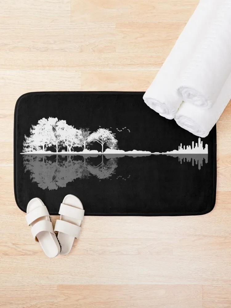 Nature Guitar Bath Mat House Interior Entrance Carpet For Shower Bath Room Acessories Bathroom Carpets Mat