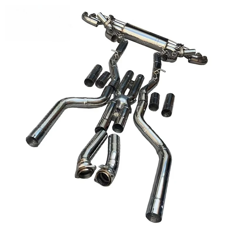 

304SS Stainless Steel Catback Muffler Exhaust System for 2019+ X7 M50i M60i G07 Exhaust Equal Length
