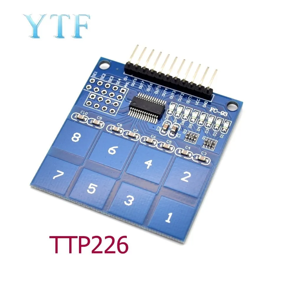 TTP226 8 Channel Digital Capacitive Switch Touch Sensor Module for