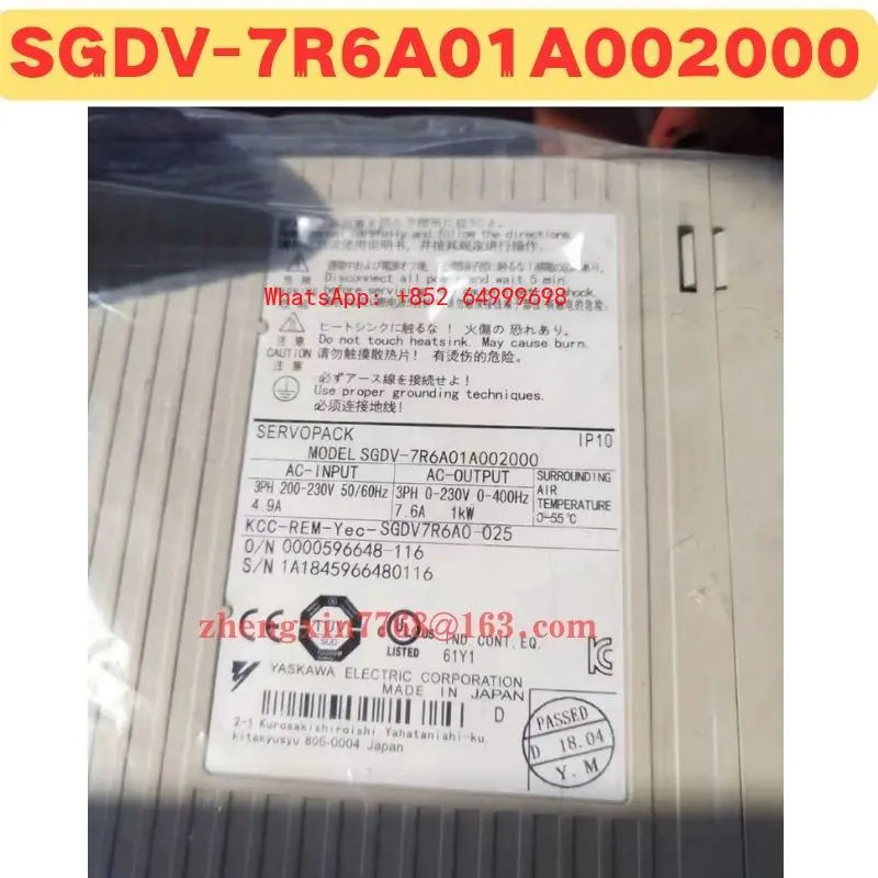 Brand New Original SGDV-7R6A01A002000 SGDV 7R6A01A002000 Servo Drive