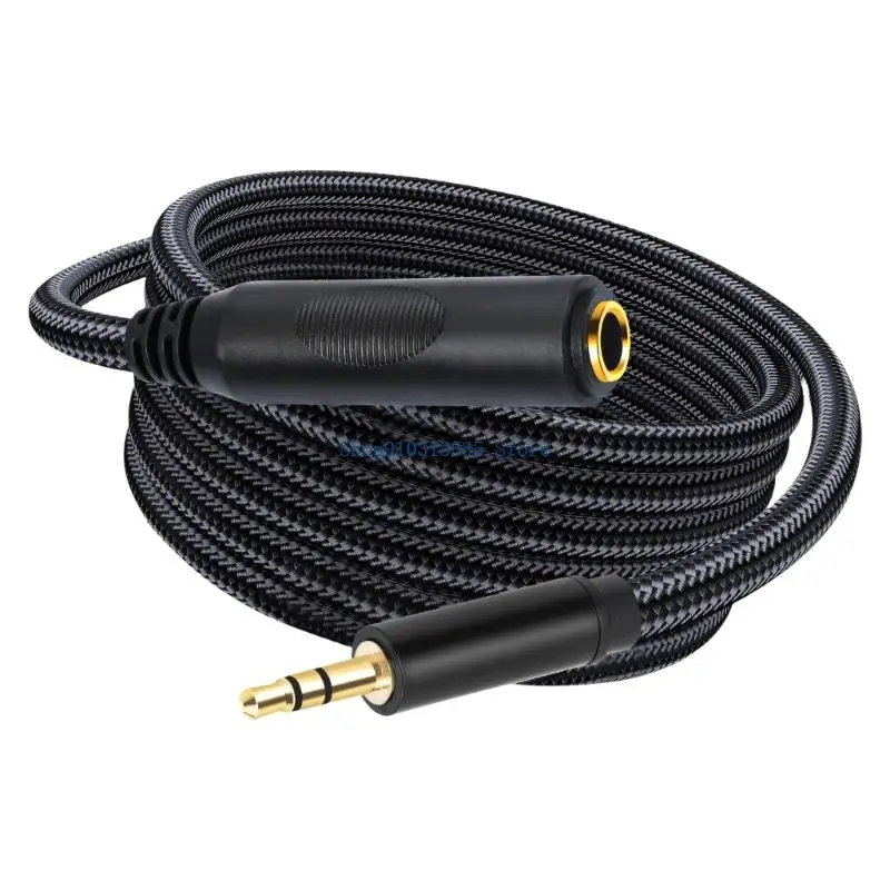  Durability Braide 3.5mm to 6.35mm Stereo Extension Cable with Flexible Length Option for Long Last Performances