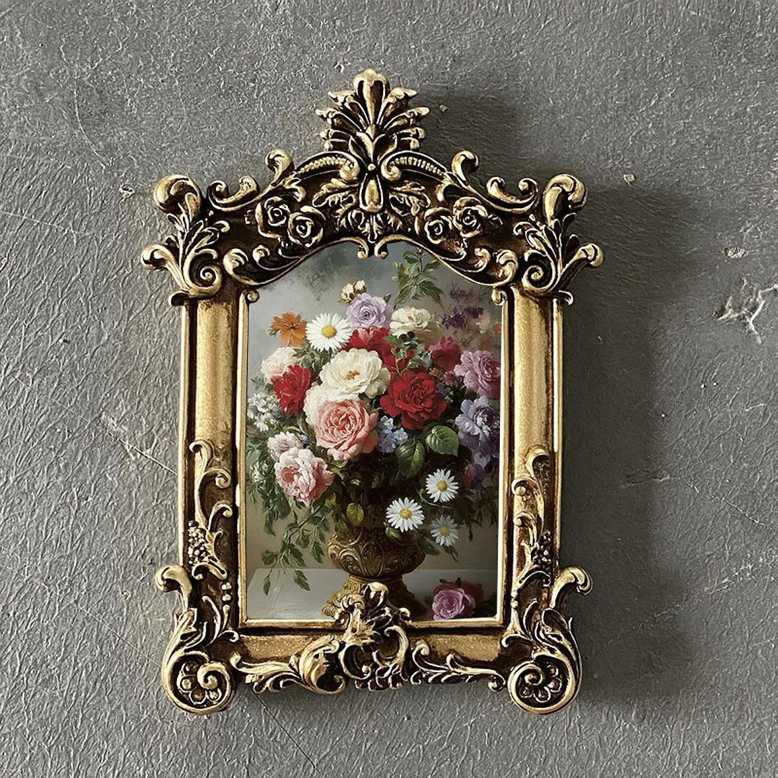 Vintage Picture Frame Ornate Picture Frame Decorative Baroque Antique Picture Frame Retro Photo Frame for Wedding Living Room