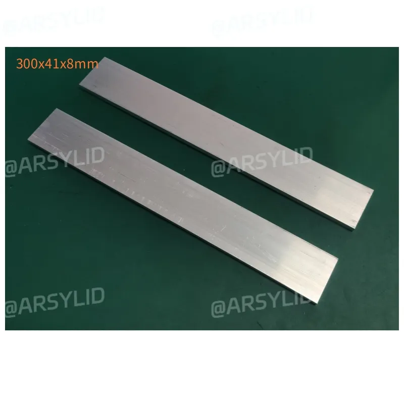 2pcs/lot 300mm 100mm 100x41x8mm Aluminum heatsinks electronic radiator cooling the aluminum block
