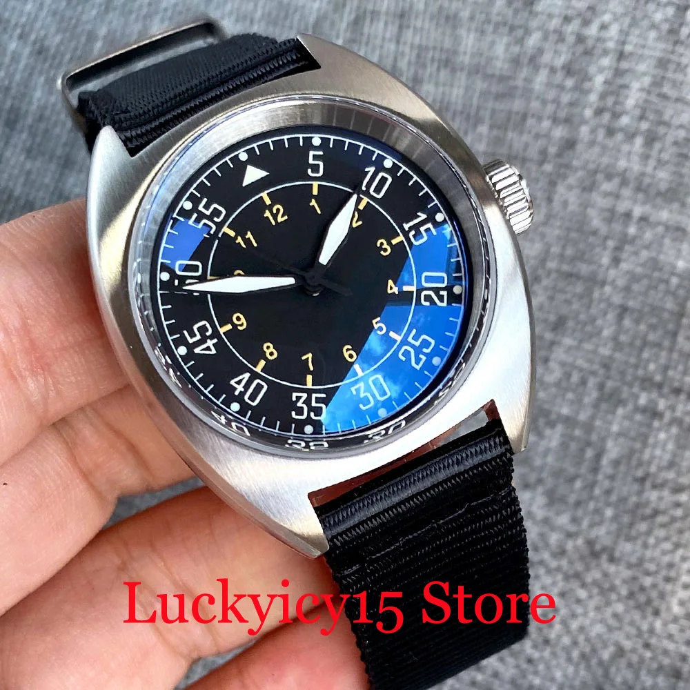 

Tandorio 36MM 200M Water Resistance Black Dial Watch NH35A PT5000 Movement Automatic For Men Double Dome AR Sapphire Glass