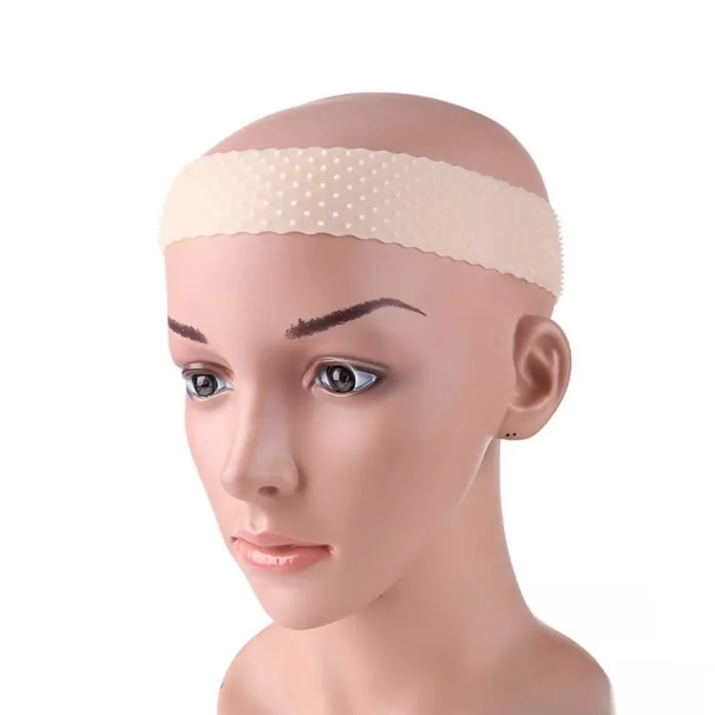 

Силиконовая повязка для париков, нескользящая, регулируемая, эластичная, для крепления париков с кружевной передней частью и для занятий спортом