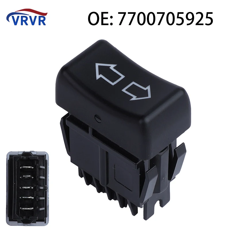 VRVR 77007-05925 7700705925 Car Electric Window Switch Lifter Regulator Button For Renault 14 18 Bariable 30 9 Super 5