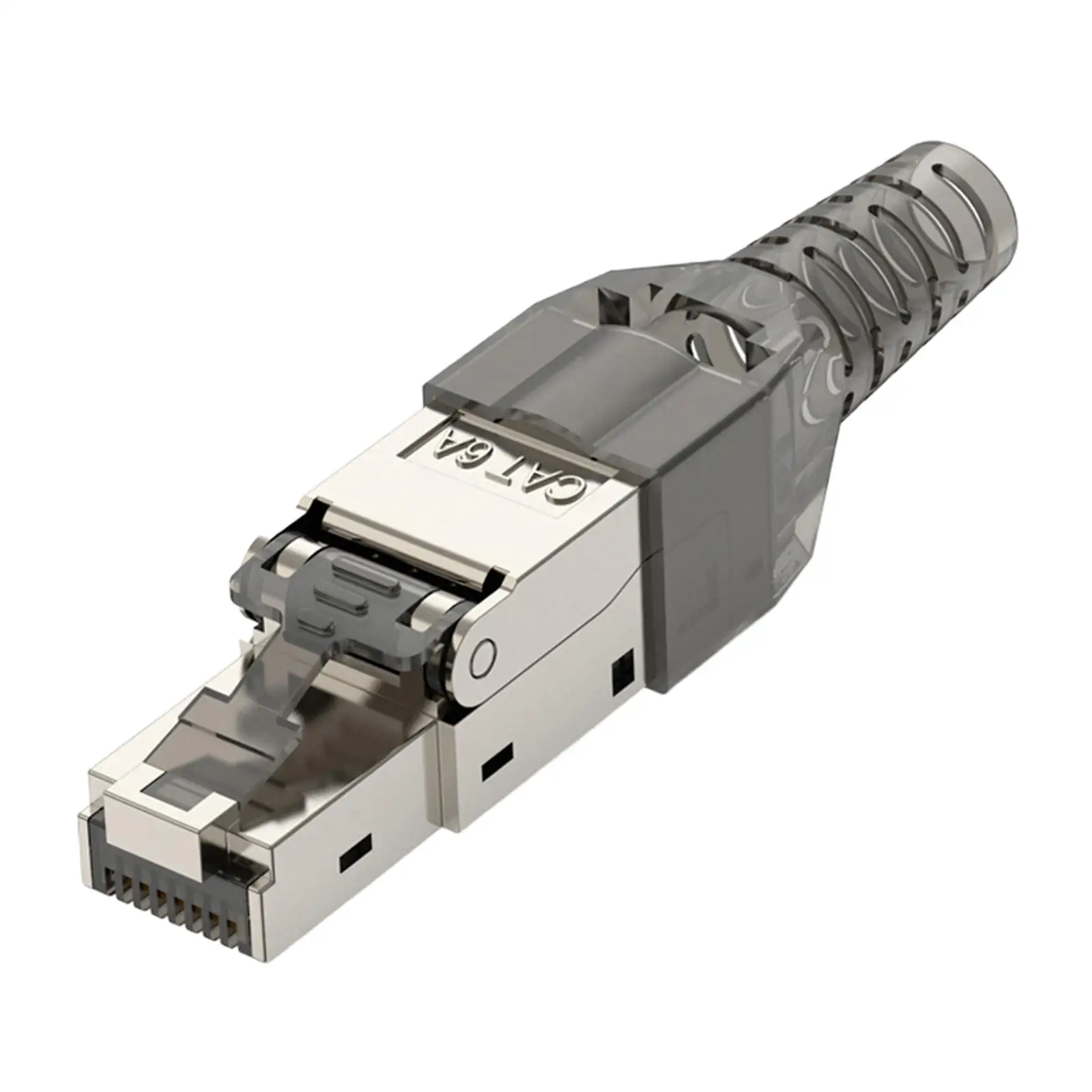 Ethernet Termination Plug RJ45 10Gbps 22-24AWG 50μ Cat7 Cat6A RJ45 Connector