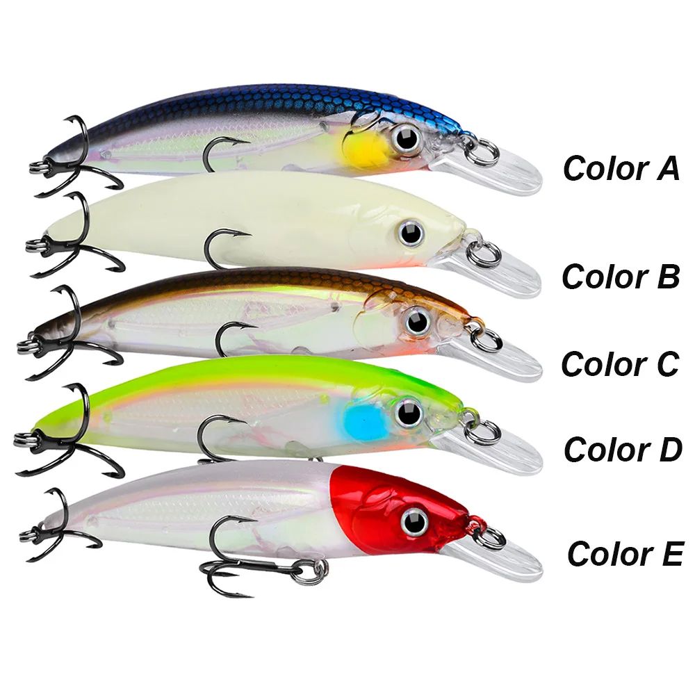 YUCONG 1PX Laser Minnow Bait 7g-14g Noisy Fishing Lure Long Casting Hard Wobbler lurre Trolling Swimbait cebos pesca accessori