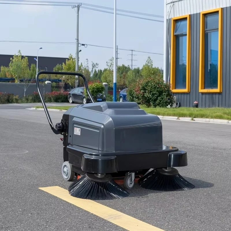 S3 Garden Road Dust Cleaning Broom Sweeper Cordless Walk Behind Hand Push Electric Floor Sweeper Machine