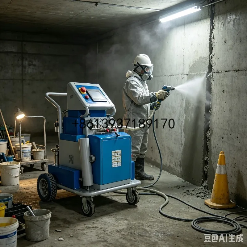 Heavy Duty Polyurethane Foam Injection Machine Polyurea Coating Sprayer with Heating Hose for Roof Waterproof Insulation