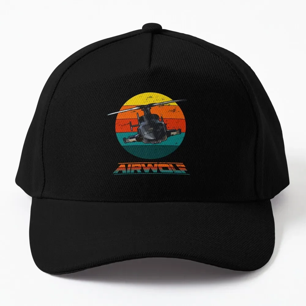 Airwolf Sunset 1980s Retro Classic Baseball Cap |-F-| Hat Beach Luxury Hat Hat Men Women'S