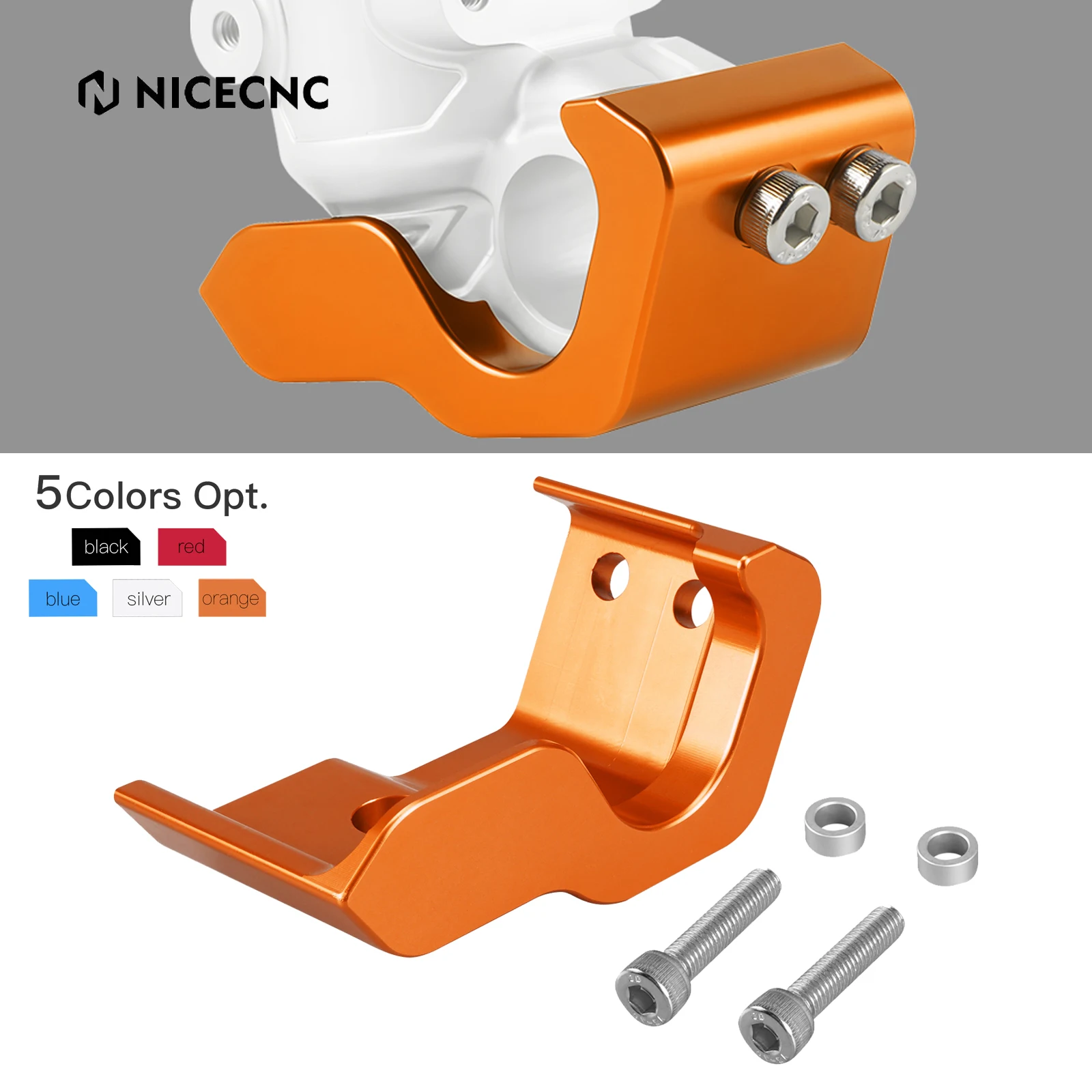 

NICECNC For KTM 2016-2025 EXC 300 TPI EXC 250 EXCF 350 SXF 450 SXF 250 SX 125 XC XCF XCF-W Six Days Right Front Fork Leg Guard