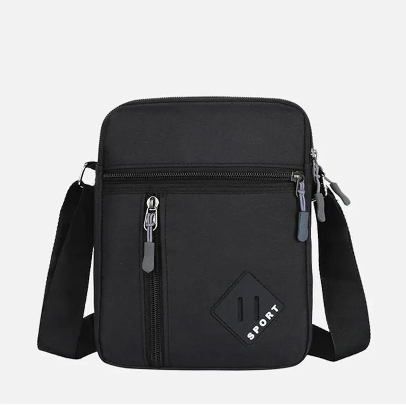 Bolso de pecho minimalista de tela Oxford, bolso de hombro cruzado portátil para hombres, ocio al aire libre, nuevo