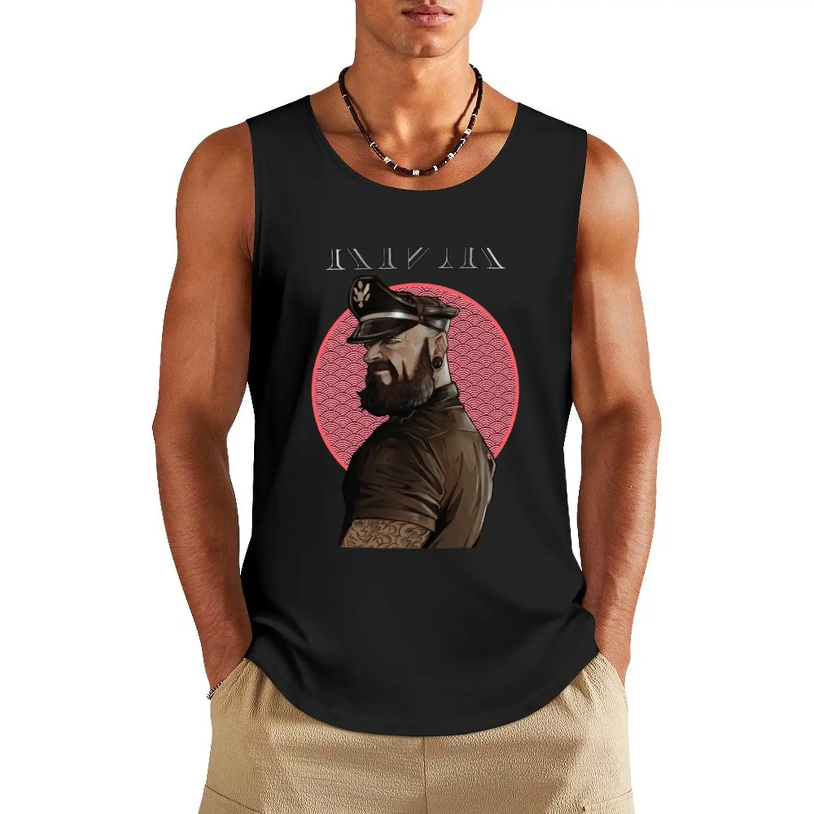 

K.I.N.K Tank Top Men's cotton t-shirt Men's gym t-shirt Man clothes for gym sports clothes for men