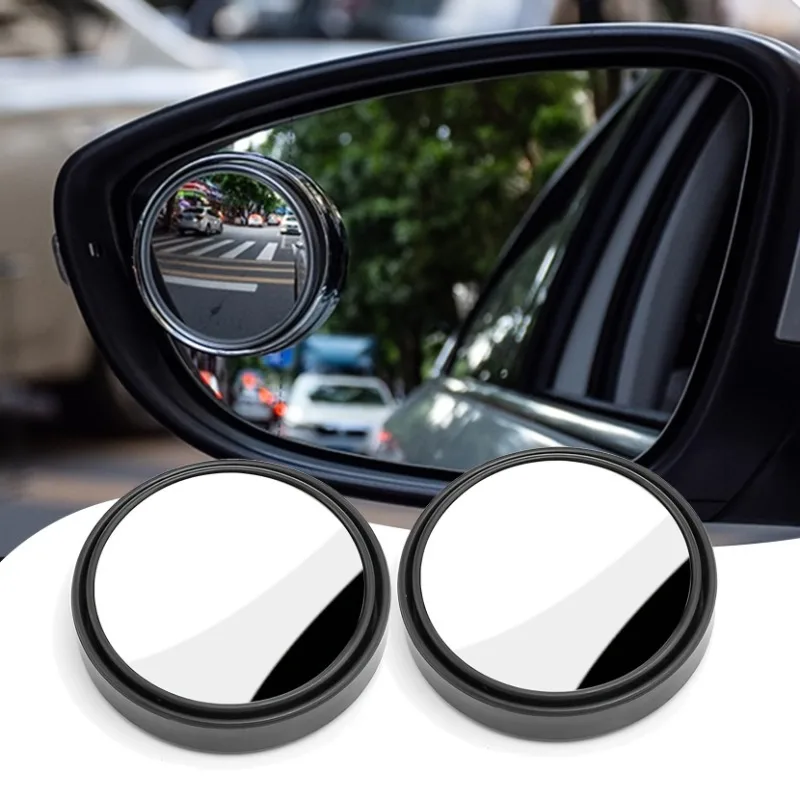 Car sticker small round mirror! 360 degree blind spot reversing assist - ultra high definition reflective rearview mirror
