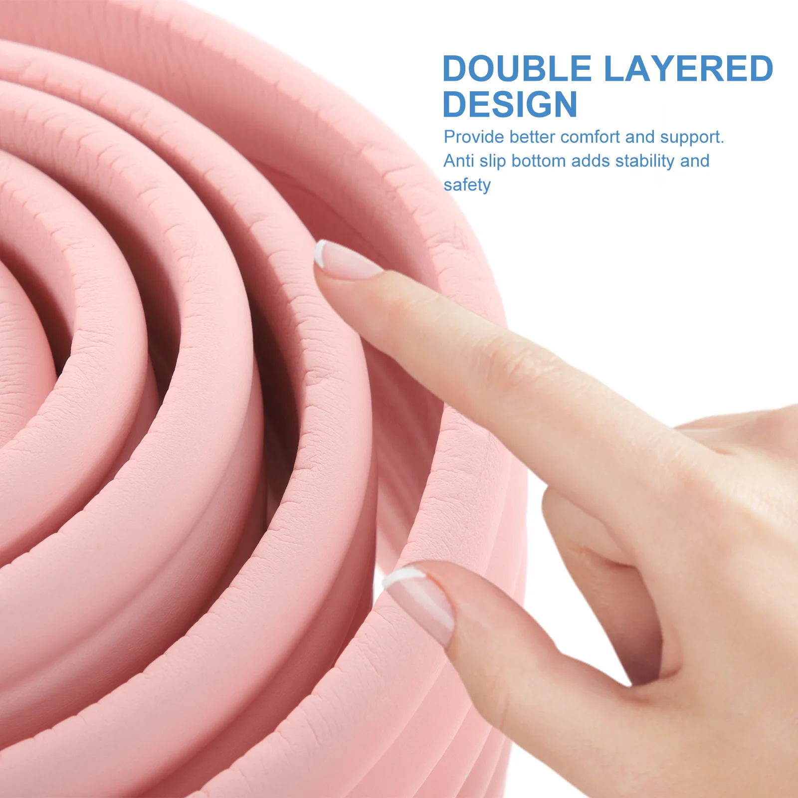 Mousse de couverture auto-arina pour marches d'escalier, coussretours de lit de remplacement pour camping-car, couvertures de bande de roulement, poignées en polymère, fournitures pour enfants, échelle superposée, rose