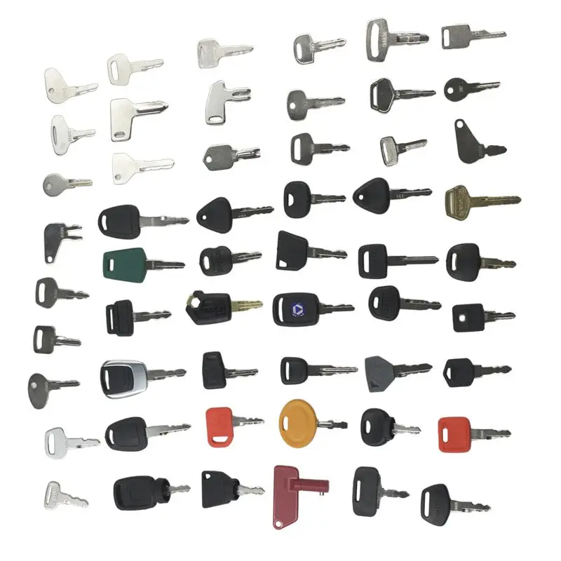 

54pc Heavy Equipment Ignition Key T209428 888 198360-52160 Compatible With John Deere Compatible With Terex Compatible With JLG