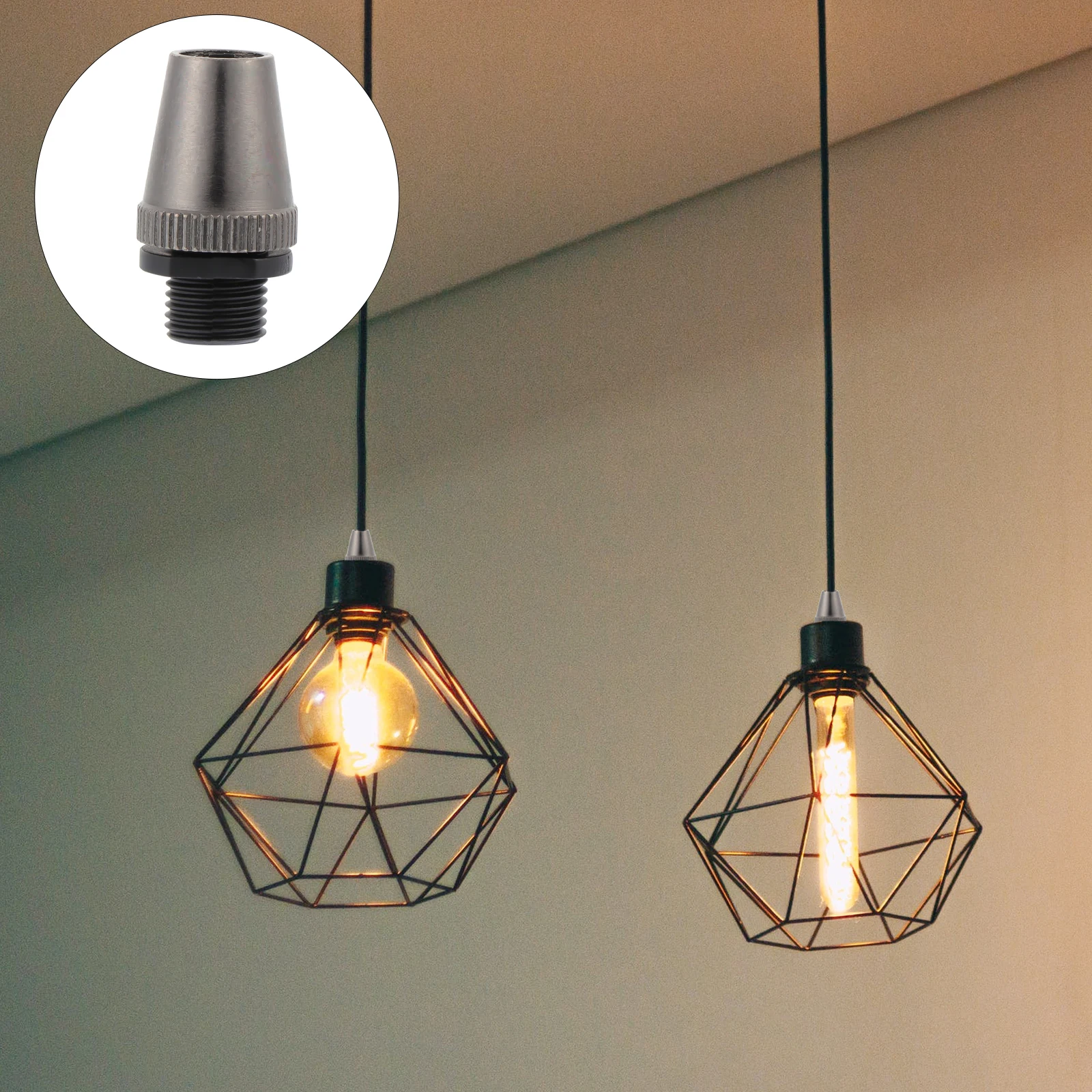 

Chandelier Wire Buckle Clips Cable Clamp Holder Connectors Pins Management Chain Fixing Strain Relief Cord Connector PC Iron