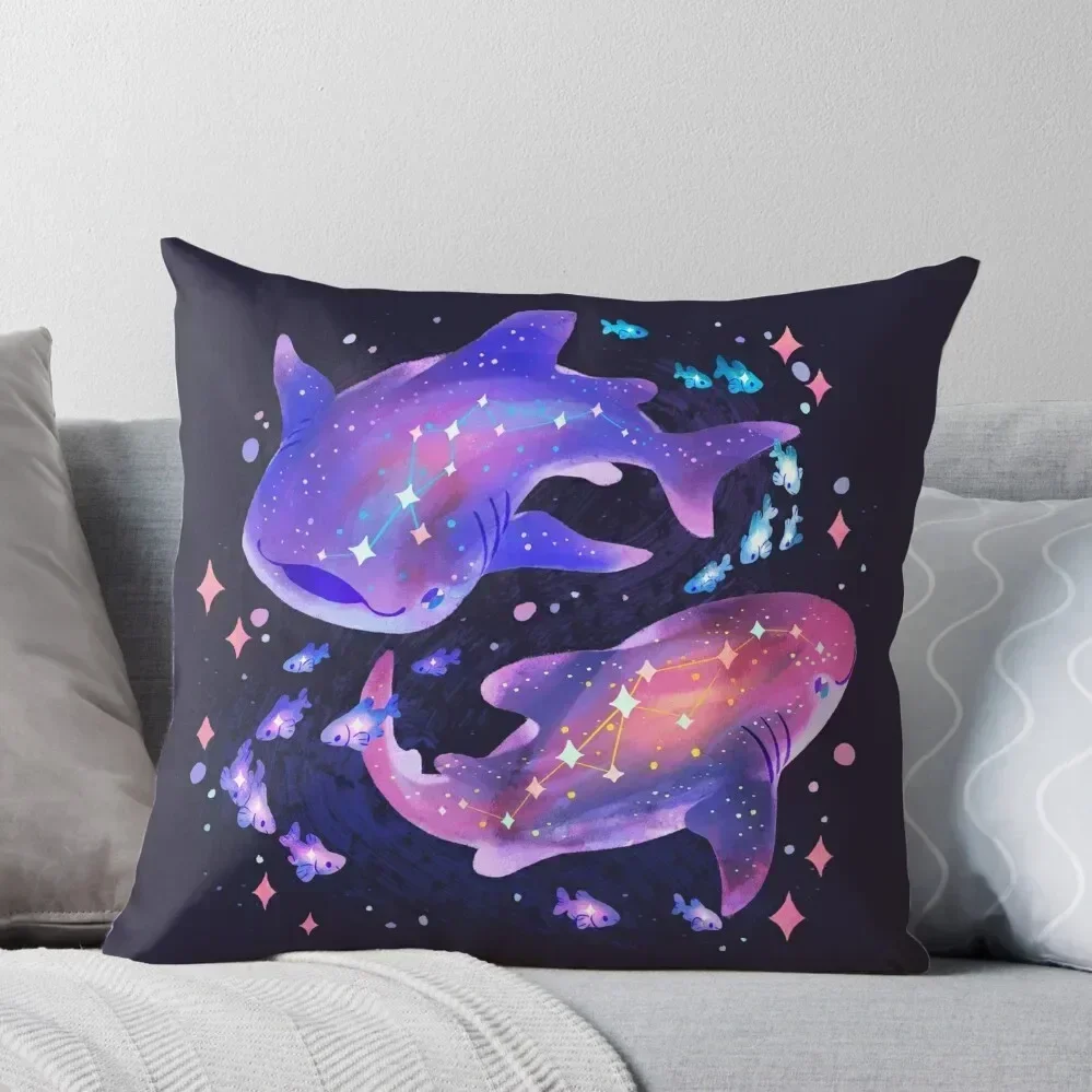 

Cosmic Whale Shark Throw Pillow Throw Pillow Covers Cushion Cover Christmas Pillow Cases Sofa Cushion Cover