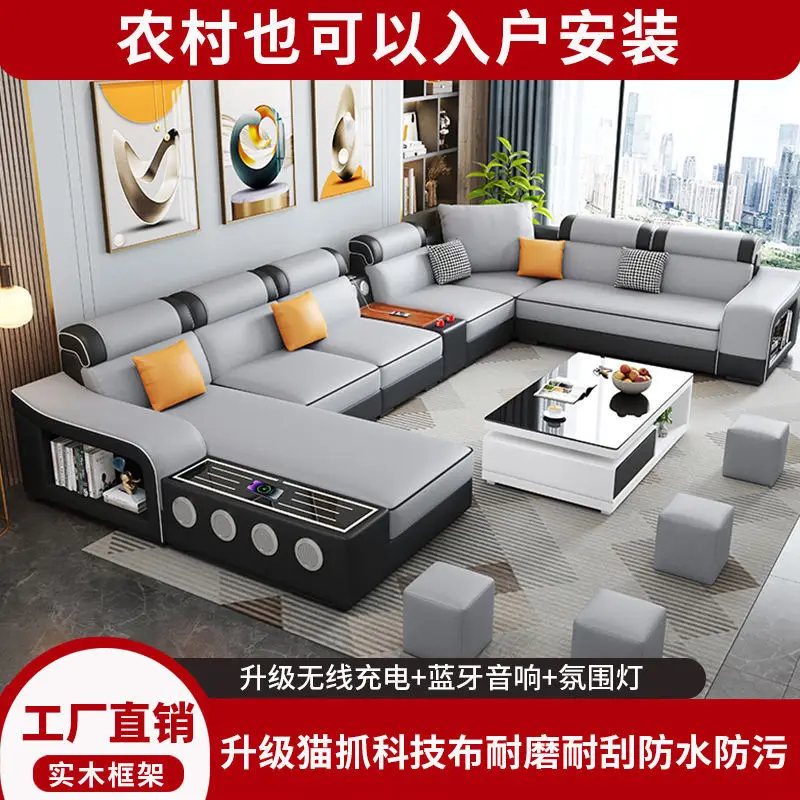 New disposable cat scratch technology fabric sofa modern simple size house type chaime latex