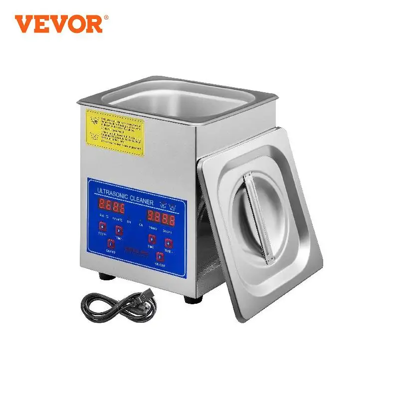 VEVOR Ultrasound Home Appliances 1.3L 2L 3L 6L 10L 15L 22L 30L Ultrasonic Cleaner Lave-Dishes Portable Washing Machine Diswasher
