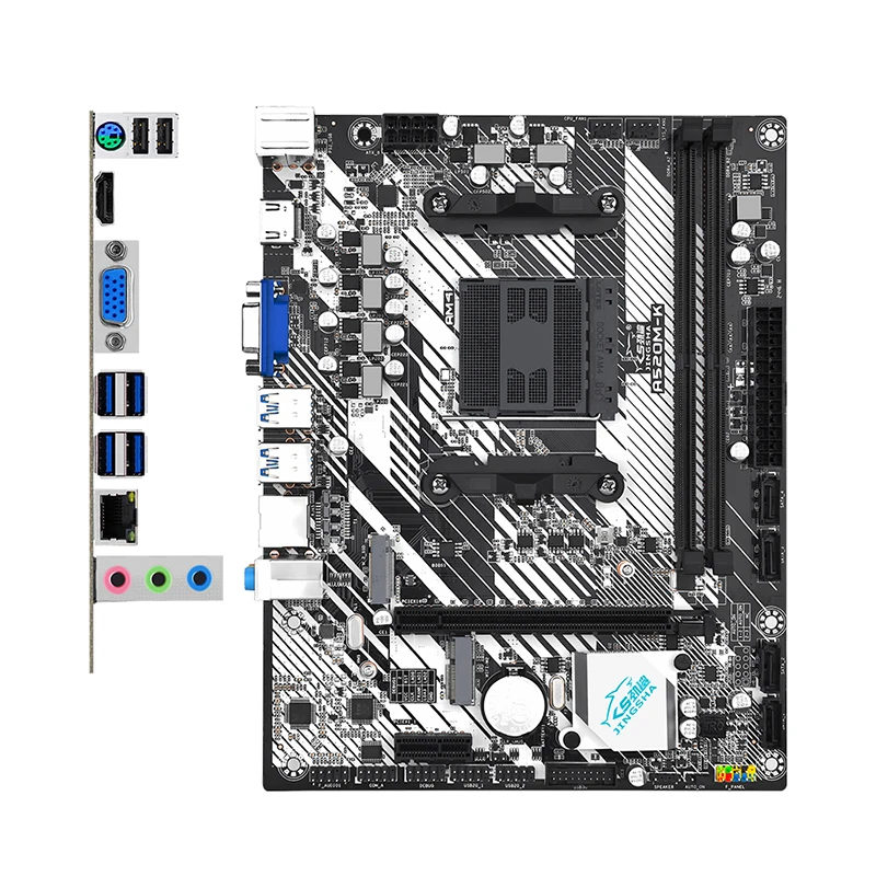

JINGSHA A520M-K Gaming Motherboard AMD AM4 A520 Supports DDR4 Memory 64GB Nvme M.2 USB3.0 STAT3.0 Desktop AM4 CPU Computer Board