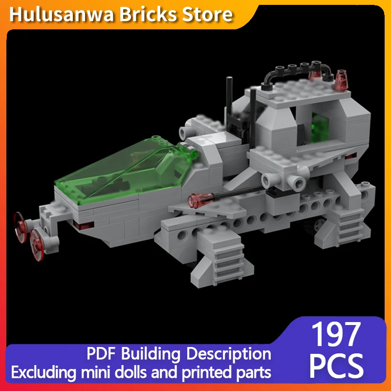 

Classic Vehicle Spaceship Model MOC Building Bricks War Equipment Modular Technology Gifts Holiday Assemble Children Toys Suit