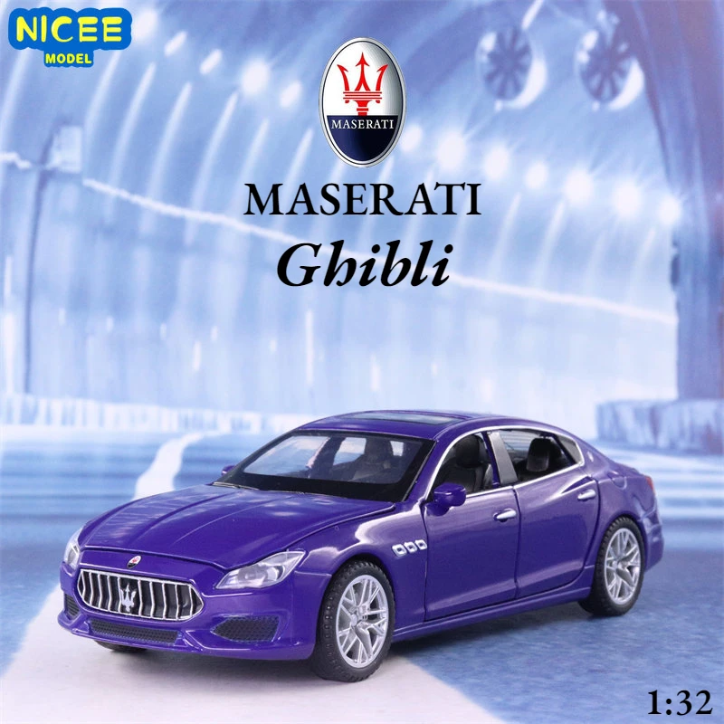 1:32 Maserati Ghibli High Simulation Diecast Car Metal Alloy Model Car Children\'s toys collection gifts F407