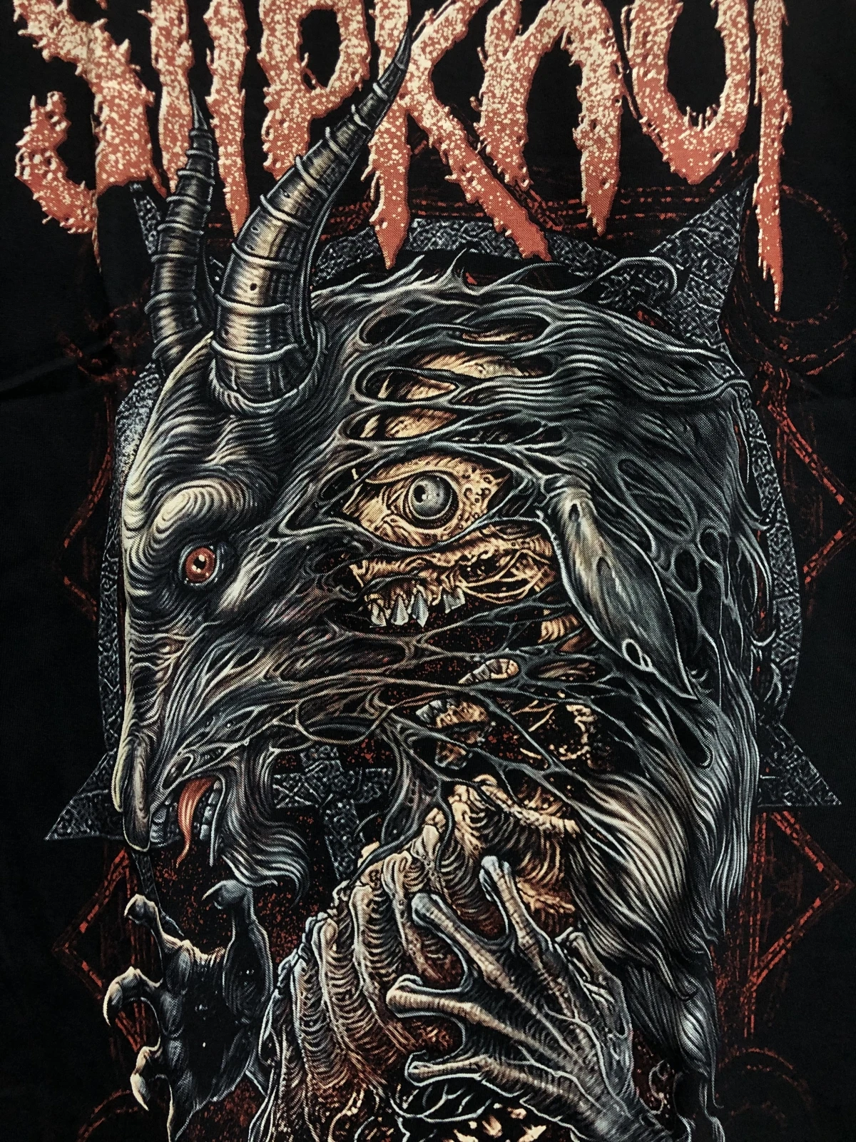 الأوروبية والأمريكية المعادن روك القطن قصير الأكمام تي شيرت Slipknot Slipknot الفرقة تايلاند المستوردة #4