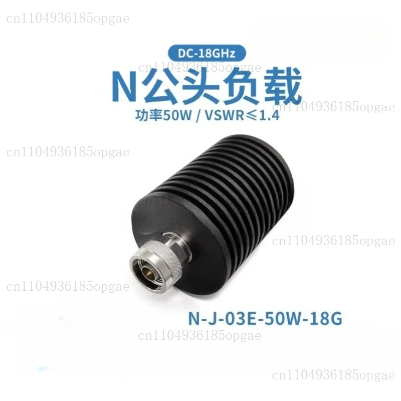 

Male 50W DC-18GHz 50 Ω Coaxial Matching N-J-03E-50W-18G