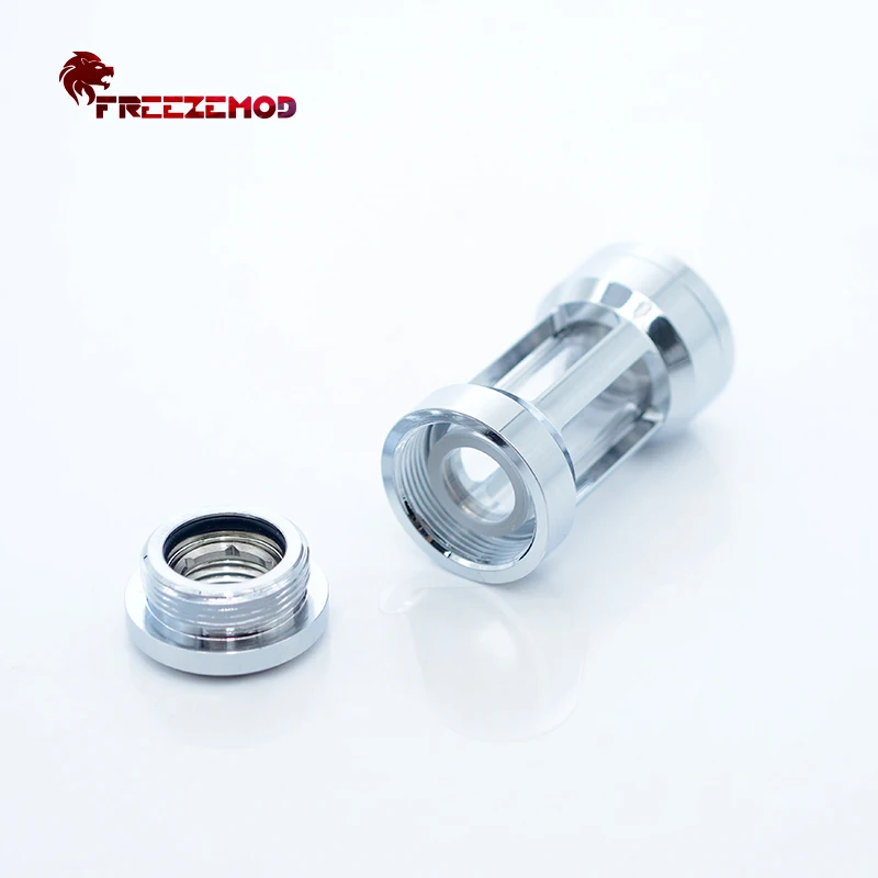 FREEZEMOD PC Water Cooling Filter Fitting Composite Design Large Visible Area Dual Internal Threads GLQ-JX2
