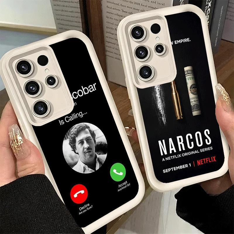 Phone Case for Samsung Galaxy S26 S25 Ultra S24 FE Narcos Pablo Escobar Shell S23 Plus S22 + S21 S20 5G Soft Silicone Funda