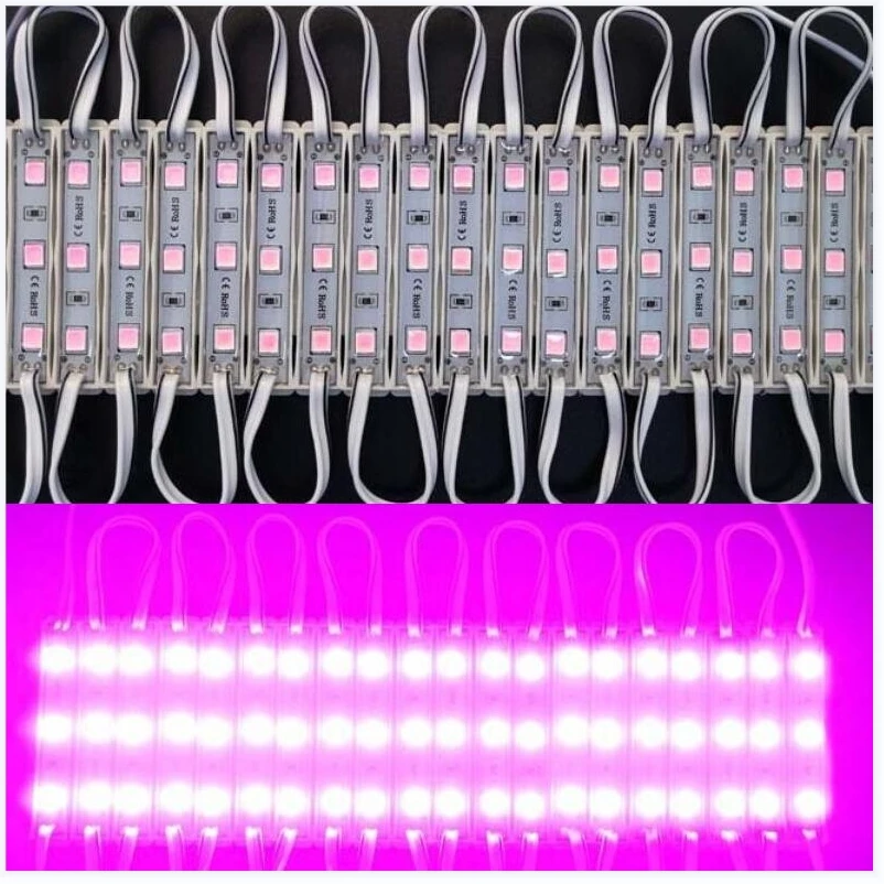 12v 5054 LED Module 3 leds Epoxy IP65 Waterproof Letter Sign Ad Board Lightbox Cold White Warm White Red Green Blue Yellow