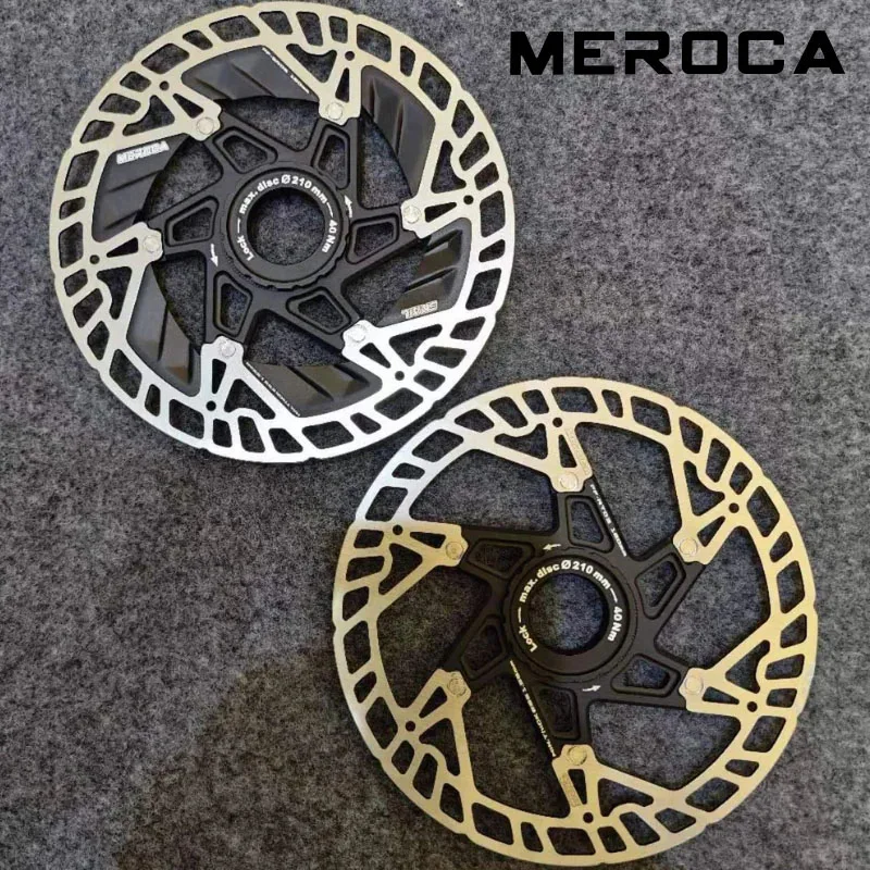 MEROCA Hollow Out Ultralight 160mm Diameter Center Lock Brake Disc 6-Bolt/Central Lock Brake Disc Used
