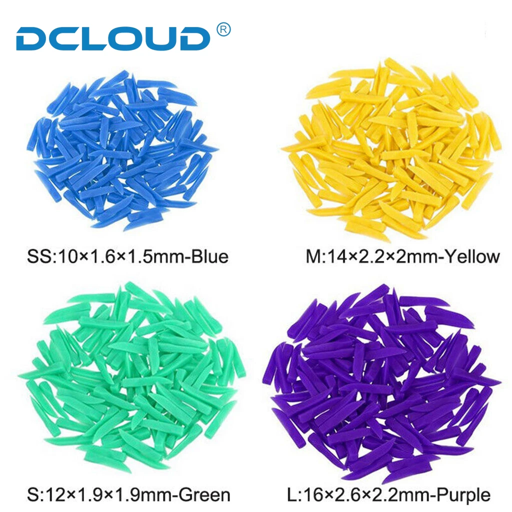 DCLOUD 1Box Dental Plastic Wedges Tooth Gap Wedge Disposable Teeth Interdental Composite Filling Material Dentist Instrument