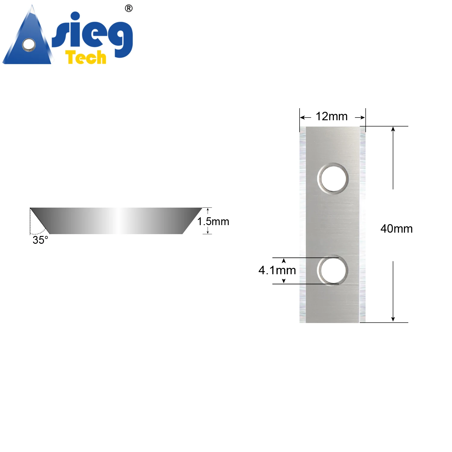 Carbide Inserts Cutters Knives 40×12×1.5mm for Woodworking Planer Jointer Spiral Cutterheads or Wood Lathe Turning Tool 10pcs