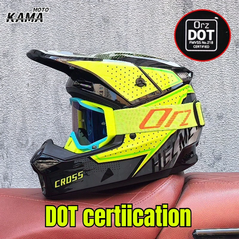 

ORZ 903-Motorcycle Off-road Helmet, Fully Covered Electric Vehicle, Pulling Full Helmet, Mountain Downhill, All Season