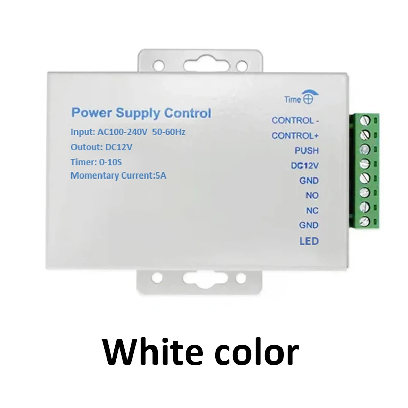 Imagem -05 - Porta Acesso Sistema de Controle Interruptor dc 12v 3a 5a ac 100240v Fechadura Elétrica Rfid Sistema de Controle de Impressão Digital Fonte de Alimentação