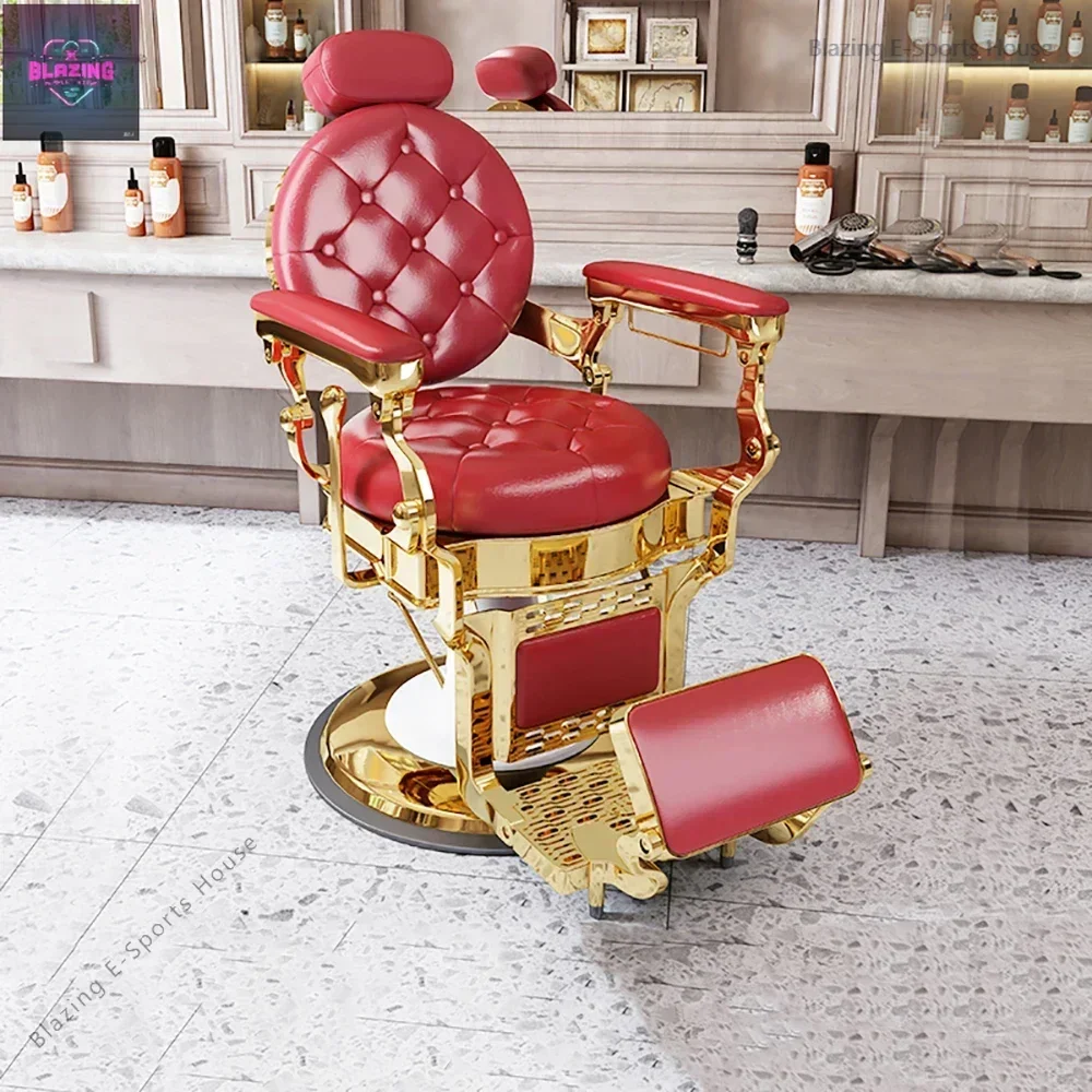 Simple Comfortable Barber Chair Modern Fashion Salon Personalized Hairdresser Chair Ergonomic Beauty Kapperstoel Hair Furniture