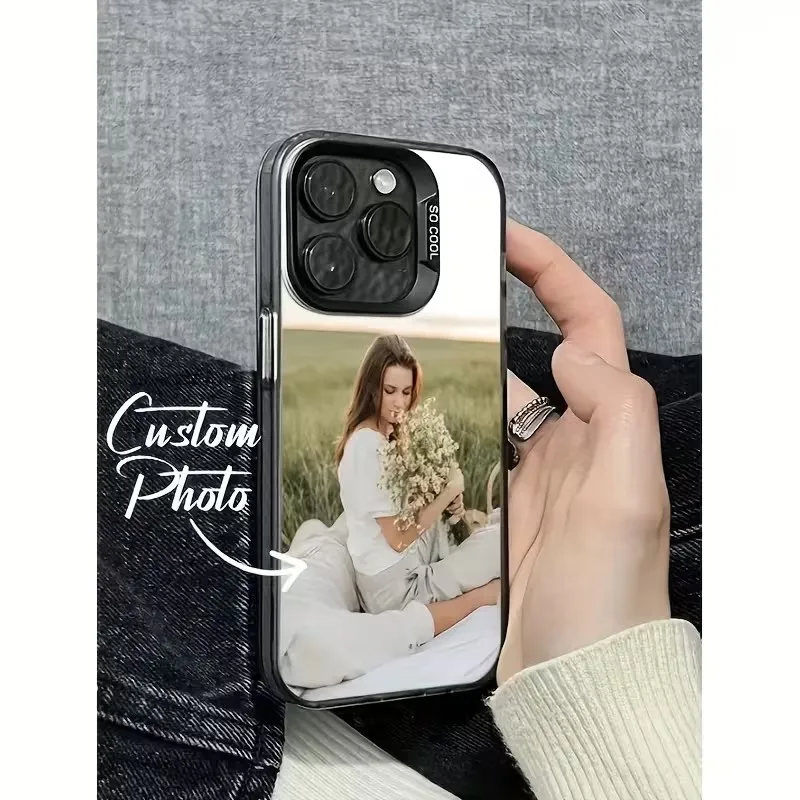 Funda Personalizada con Foto DIY para iPhone 18 17 16 15 14 13 12 11 Pro XS Max X XR 7 8 Plus Mini Air, Cubierta Rígida IMD