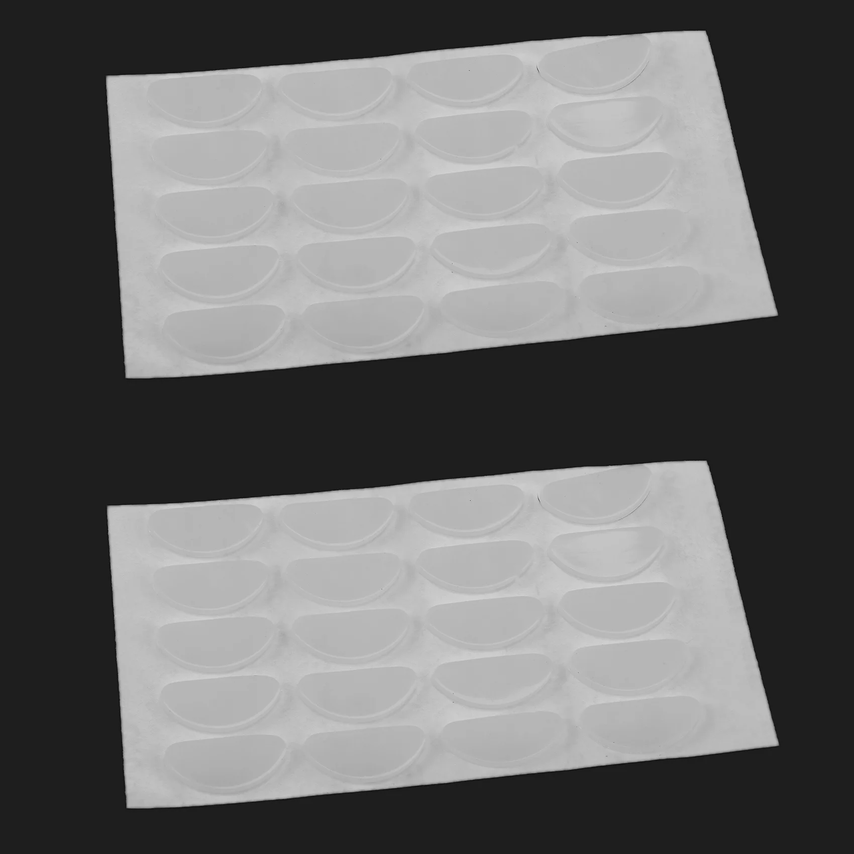 ABP-90 أزواج من وسادات الأنف للنظارات اللاصقة المصنوعة من السيليكون المضادة للانزلاق للنظارات (شفافة، 1.5 مم) #2