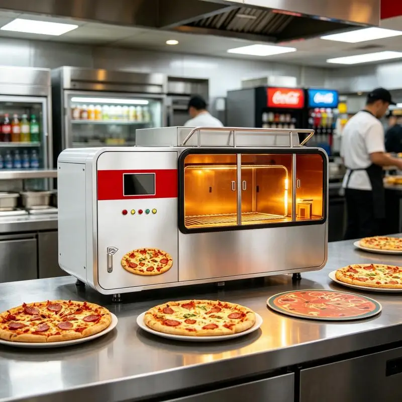 Restaurant Commercial Pizza Maker Semi Auto Dough Press Machine for Fast Consistent Pizza Base Preparation