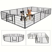 Pet Playpens for Dogs Foldable Metal Indoor Outdoor Pe