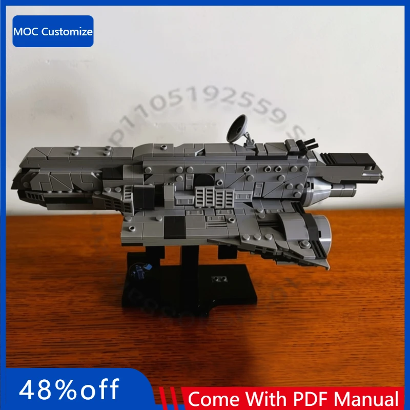 

597 деталей: Персонализированный космический корабль-игрушка Imper Cruiser MOC, модульный конструктор, креативный дизайн, DIY, подарок для мальчиков на праздник